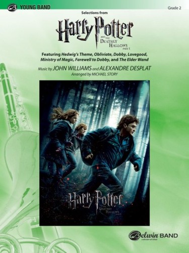Belwin Young Band: Alexandre Desplat - Harry Potter and the Deathly Hallows Part 1 for Concert Band - Michael Story (Score & Parts) - nuty na młodzieżową orkiestrę dętą