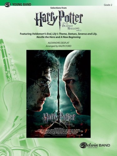 Belwin Young Band: Alexandre Desplat - Harry Potter and the Deathly Hallows Part 2 for Concert Band - Michael Story (Score & Parts) - nuty na młodzieżową orkiestrę dętą