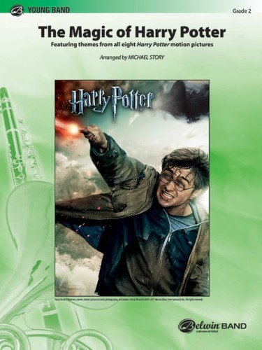 Belwin Young Band: The Magic of Harry Potter for Concert Band - Michael Story (Score & Parts) - nuty na młodzieżową orkiestrę dętą