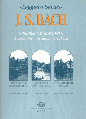 Jan Sebastian Bach: Wariacje Goldbergowskie BWV 988 - 4 części (Score & Parts) - nuty na szkolną orkiestrę smyczkową