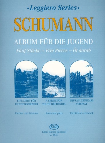 Robert Schumann: Album dla młodzieży op. 68 - 5 utworów (Score & Parts) - nuty na szkolną orkiestrę smyczkową