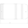 Okładka na nuty owijka przezroczysta WYSOKOŚĆ 312 mm format nut: Henle Barenreiter Euterpe