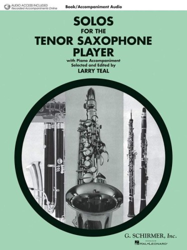 Solos For The Tenor Saxophone Player - Larry Teal - nuty na saksofon tenorowy z fortepianem (+ audio online)
