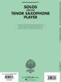 Solos For The Tenor Saxophone Player - Larry Teal - nuty na saksofon tenorowy z fortepianem (+ audio online)