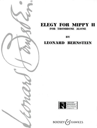 Leonard Bernstein: Elegy for Mippy II for Trombone alone - nuty na puzon solo