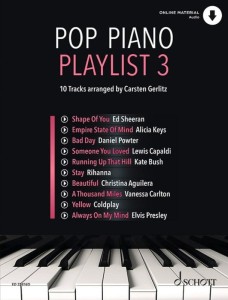 Pop Piano Playlist 3 - Carsten Gerlitz (+ audio online) - 10 utworów popowych - nuty na fortepian