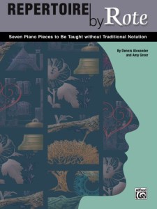 Repertoire by Rote - Dennis Alexander, Amy Greer - 7 utworów na pianino do nauki beznutowej