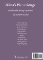 Alma's Piano Songs: an Album for Young Musicians by Alma Deutscher - nuty na fortepian dla młodych pianistów