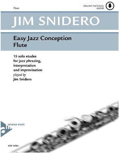 Easy Jazz Conception Flute - Jim Snidero (+ audio online) - 15 jazzowych etiud - nuty na flet poprzeczny