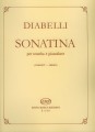 Anton Diabelli: Sonatina per tromba e pianoforte - sonatina op. 151 nr 1 - nuty na trąbkę z fortepianem