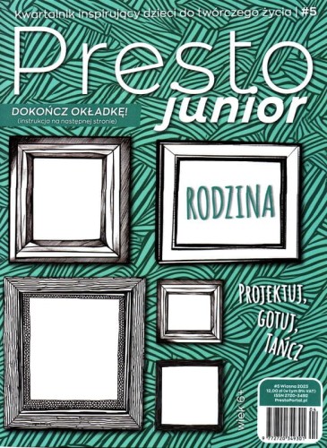 Presto Junior nr 5 RODZINA wiosna 2023 - czasopismo edukacyjne dla dzieci