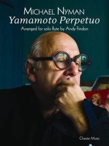 Michael Nyman: Yamamoto Perpetuo for solo Flute - nuty na flet solo