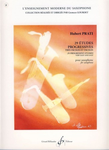 Hubert Prati: 29 Etudes Progressives Tres Faciles et Faciles - łatwe etiudy o wzrastającym stopniu trudności - nuty na saksofon