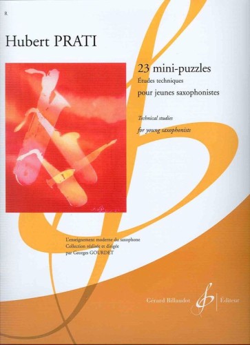 Hubert Prati: 23 mini-puzzles - etiudy techniczne dla młodych saksofonistów - nuty na saksofon
