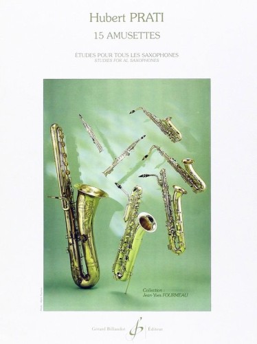 Hubert Prati: 15 Amusettes etudes pour tous les saxophones - etiudy i ćwiczenia - nuty na saksofon