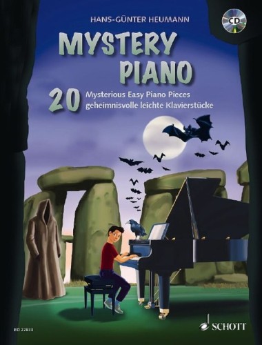Hans-Gunter Heumann: Mystery Piano - 20 łatwych tajemniczych kompozycji - nuty na fortepian (+ płyta CD)