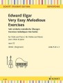 Edward Elgar: Very Easy Melodious Exercises op. 22 - bardzo łatwe ćwiczenia melodyczne - nuty na skrzypce i fortepian