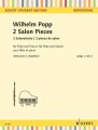 Wilhelm Popp: 2 Salon Pieces - dwa utwory salonowe - nuty na flet poprzeczny i fortepian