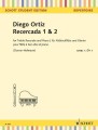 Diego Ortiz: Recercada 1 & 2 for Treble Recorder - nuty na flet prosty z fortepianem