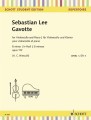 Sebastian Lee: Gavotte h-moll op. 112 - nuty na wiolonczelę i fortepian