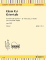 Cesar Cui: Orientale op. 50 nr 9 - nuty na wiolonczelę i fortepian