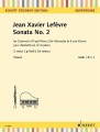 Jean Xavier Lefevre: Sonata g-moll nr 2 - nuty na klarnet i fortepian