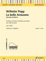 Wilhelm Popp: La belle Amazone op. 250 nr 2 - Mazurka brillante - nuty na flet poprzeczny i fortepian