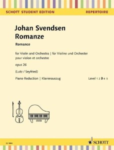 Johan Svendsen: Romanze op. 26 - Romance for Violin and Orchestra - Romans - nuty na skrzypce i fortepian