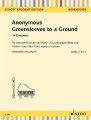 Greensleeves to a Ground - 14 Divisions for Descant Recorder - nuty na flet prosty sopranowy z fortepianem