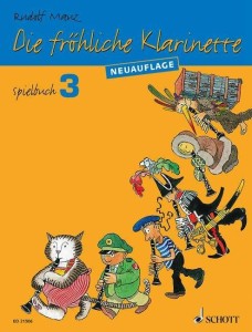 Die Frohliche Klarinette - Spielbuch 3 - Rudolf Mauz - dodatek nutowy do podręcznika - nuty na klarnet z fortepianem
