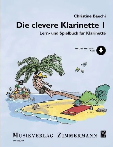 Die clevere Klarinette 1 - Christine Baechi (+ audio online) - podręcznik do nauki gry na klarnecie