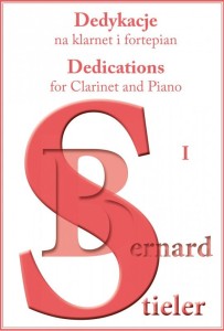 Bernard Stieler: Dedykacje na klarnet i fortepian - zeszyt I - nuty na klarnet z fortepianem