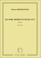 Maurycy Moszkowski: Quatre Moments musicaux op. 84 pour piano - nuty na fortepian