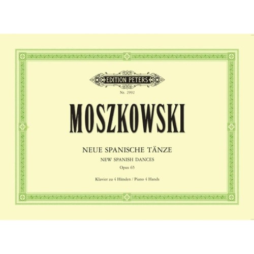 Maurycy Moszkowski: Neue Spanische Tanze op. 65 - Nowe tańce hiszpańskie na duet fortepianowy - nuty na fortepian
