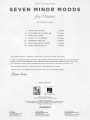 Glenda Austin: Seven Minor Moods - 7 miniatur w tonacjach molowych - nuty na fortepian