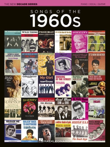 The New Decade Series: Songs of the 1960s (PVG) - przeboje z lat 60-tych - nuty na fortepian, melodia, akord i słowa piosenek