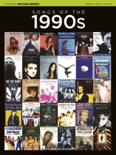 The New Decade Series: Songs of the 1990s (PVG) - przeboje z lat 90-tych - nuty na fortepian, melodia, akord i słowa piosenek