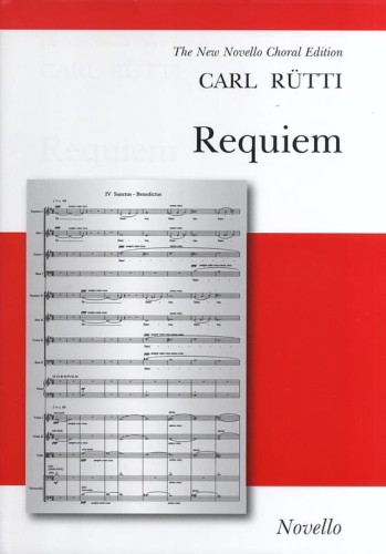 Carl Rutti: Requiem (Vocal Score) - nuty na głosy solowe, 2 chóry mieszane i organy