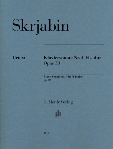 Aleksander Skriabin: Piano Sonata No. 4 F sharp major - Sonata fortepianowa Nr 4 Fis-dur op. 30 - nuty na fortepian