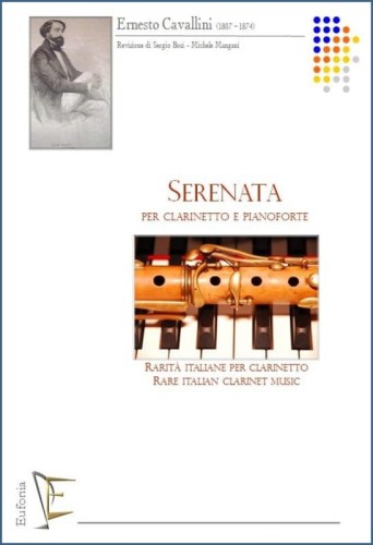 Ernesto Cavallini: Serenata per Clarinetto e Pianoforte - Serenada - nuty na klarnet z fortepianem