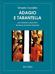 Ernesto Cavallini: Adagio e Tarantella per Clarinetto e Pianoforte - nuty na klarnet z fortepianem