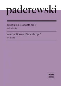Ignacy Jan Paderewski: Introdukcja i Toccata op. 6 - nuty na fortepian