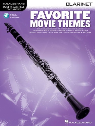 Favorite Movie Themes: Clarinet (+ audio online) - muzyka filmowa na klarnet
