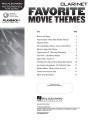 Favorite Movie Themes: Clarinet (+ audio online) - muzyka filmowa na klarnet