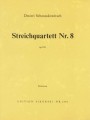 Dymitr Szostakowicz: Streichquartett nr 8 op. 110 - VIII kwartet smyczkowy c-moll - nuty na kwartet smyczkowy