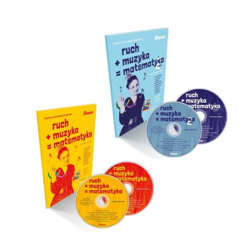 ZESTAW: Ruch + muzyka = matematyka - 2 części (+ 4 płyty CD) Zuzanna Jastrzębska-Krajewska