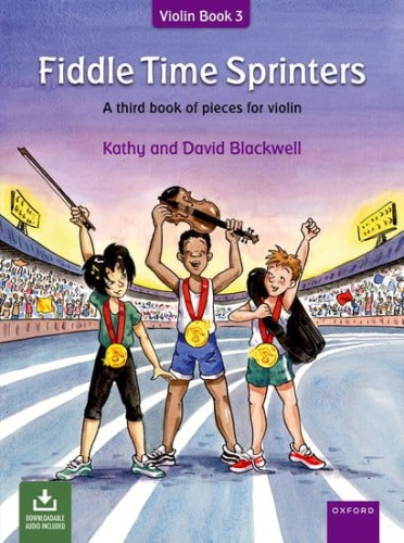 Kathy Blackwell, David Blackwell: Fiddle Time Sprinters (+ audio online) - szkoła gry na skrzypcach cz. 3