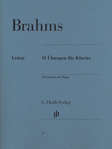 Johannes Brahms: 51 Exercises for Piano - 51 ćwiczeń - nuty na fortepian