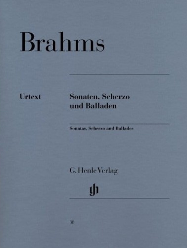 Johannes Brahms: Sonatas, Scherzo and Ballades - Ballady, Scherzo i Sonaty - nuty na fortepian