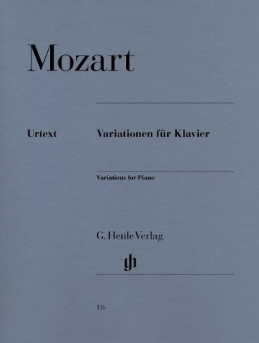 Wolfgang Amadeus Mozart: Piano Variations - Wariacje fortepianowe - nuty na fortepian